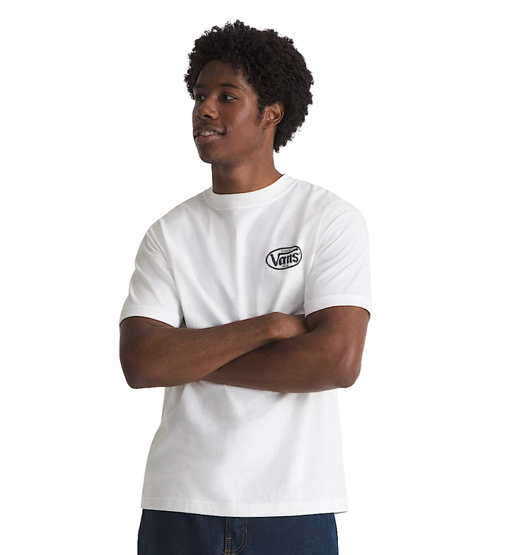 Vans The Painted Rose T-Shirt White VN000WV1WHT | Pro Feet