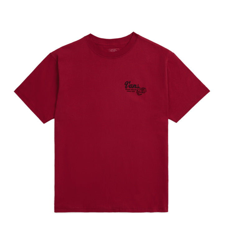 Vans High Roller SS T-Shirt Bordeaux VN000WV4BRD | Pro Feet