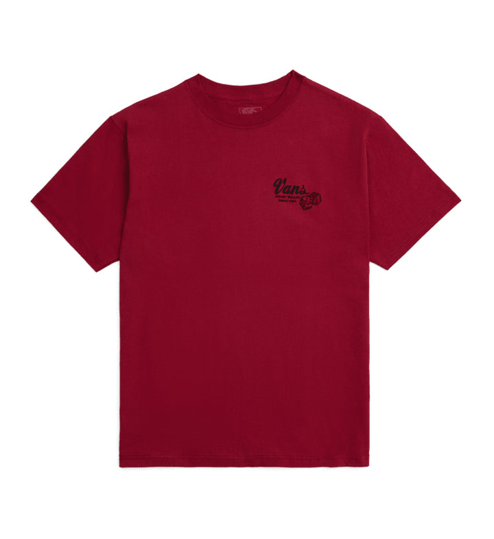 Vans High Roller SS T-Shirt Bordeaux VN000WV4BRD | Pro Feet