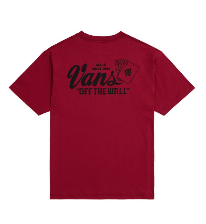 Vans High Roller SS T-Shirt Bordeaux VN000WV4BRD | Pro Feet