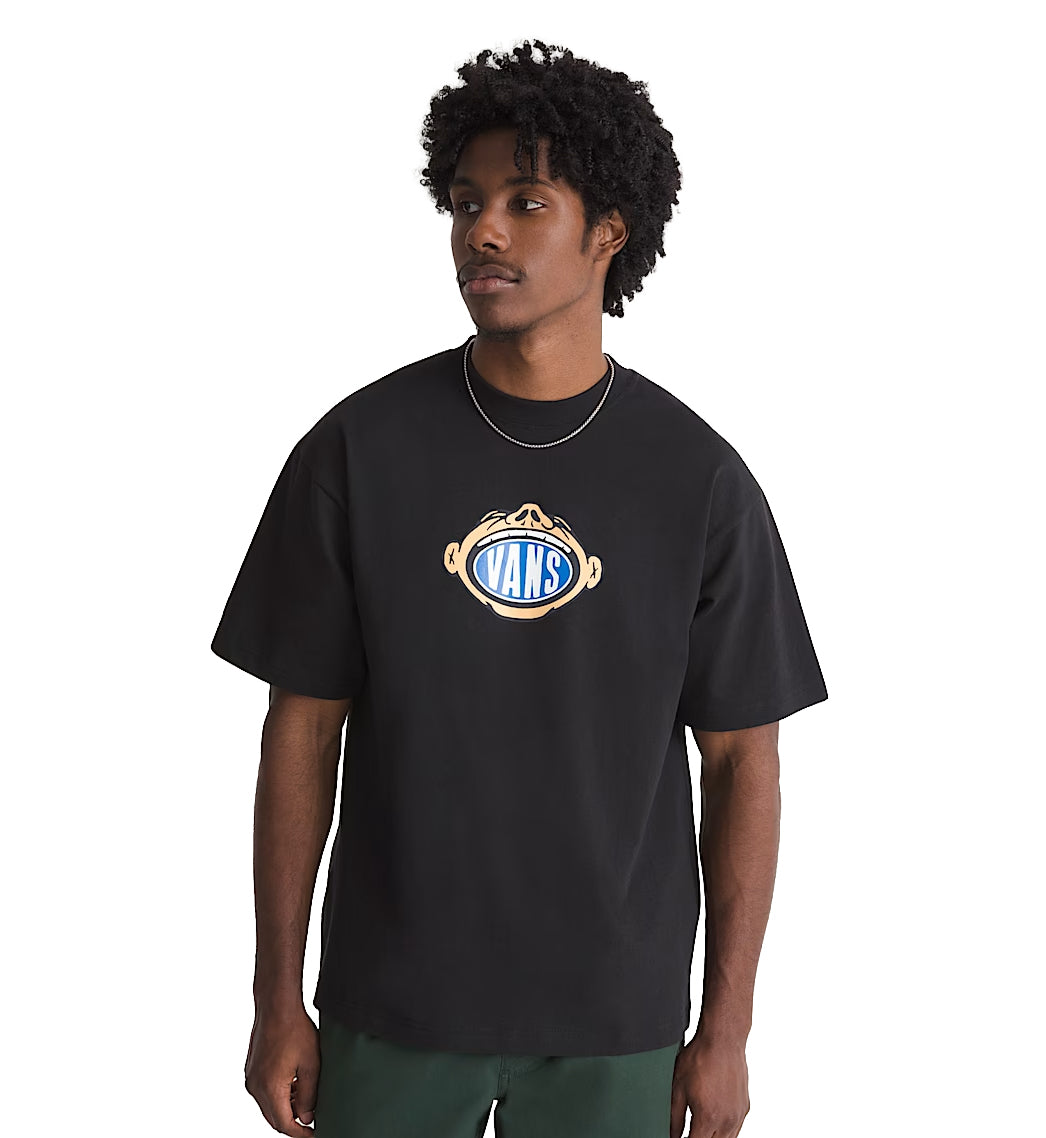 Vans Sticker Pack T-Shirt Black VN000WV5BLK | Pro Feet