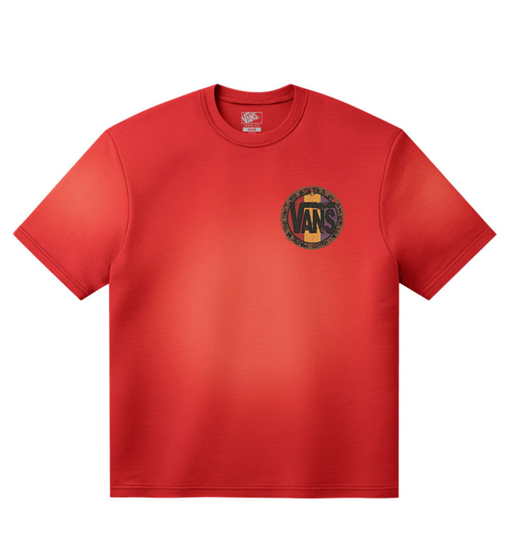 Vans Blotched Circle T-Shirt Racing Red VN000X14IZQ | Pro Feet