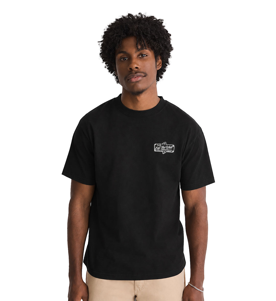Vans Metalmark SS T-Shirt Black VN000X17BLK | Pro Feet