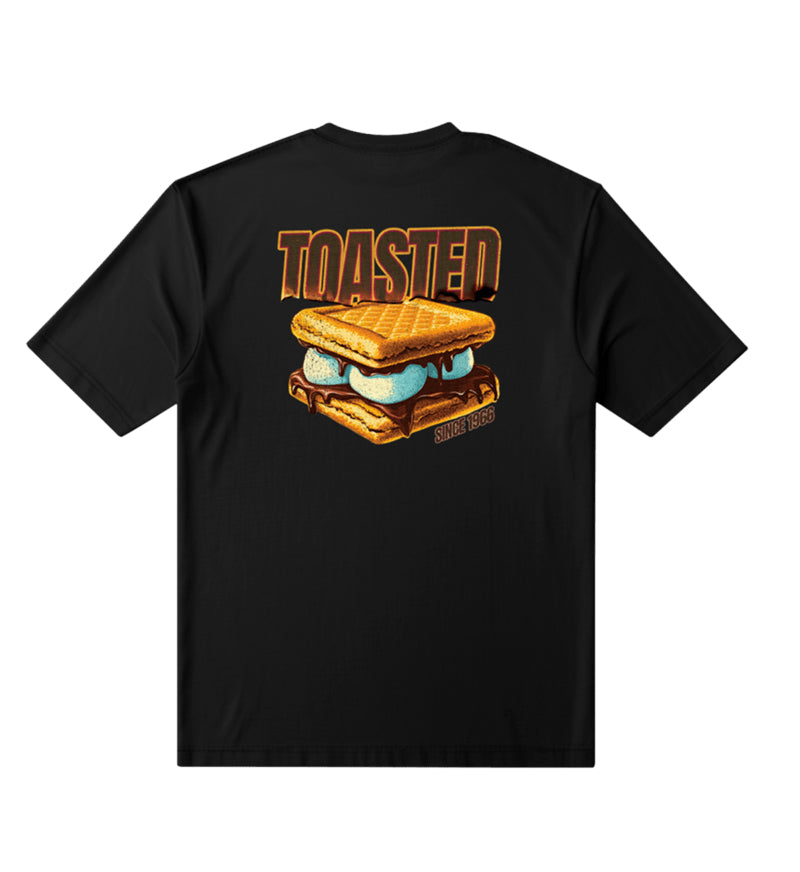 Vans Toasted SS Tee Black VN000X2KBLK | Pro Feet