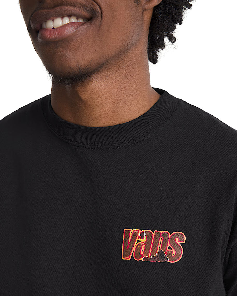 Vans Toasted SS Tee Black VN000X2KBLK | Pro Feet