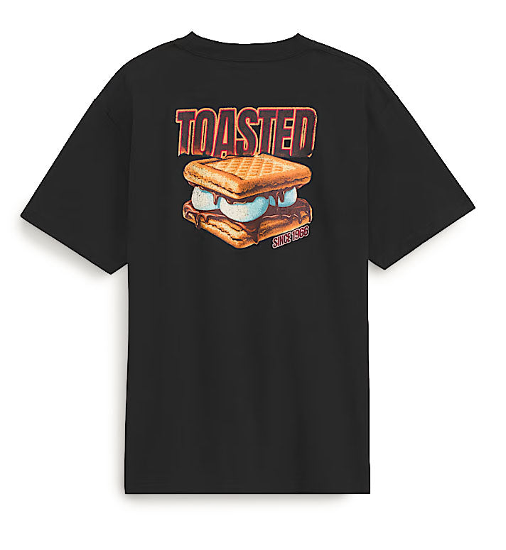 Vans Toasted SS Tee Black VN000X2KBLK | Pro Feet