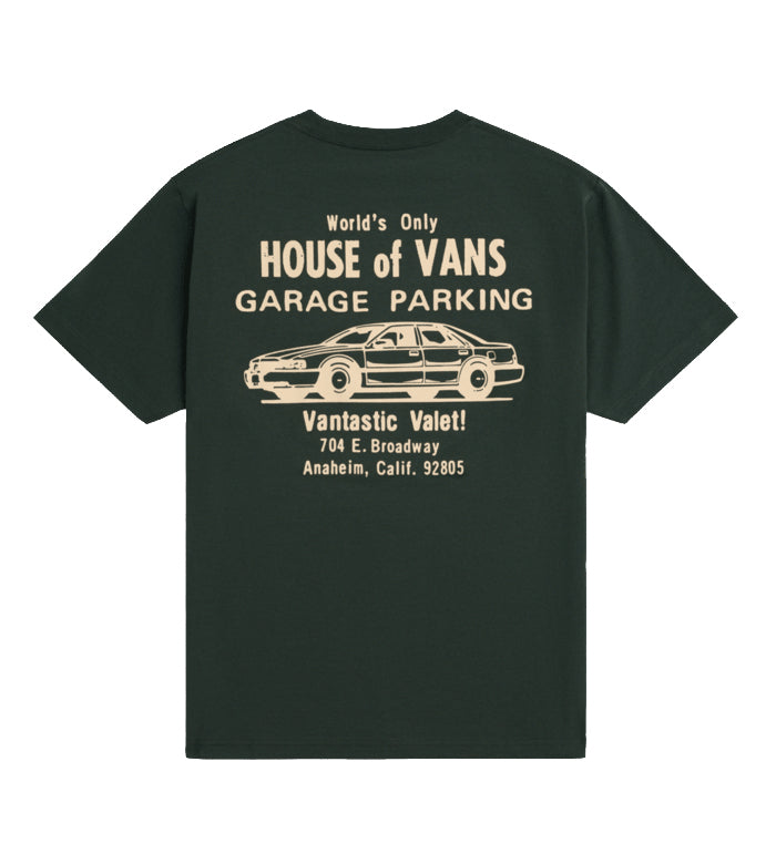Vans Valet SS T-Shirt Oil Green VN000X2RTD8 | Pro Feet