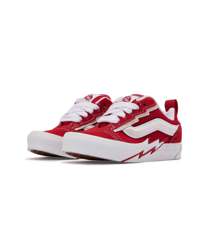 Vans Knu Skool Bolt PS Racing Red VN000XYEIZQ1 | Pro Feet