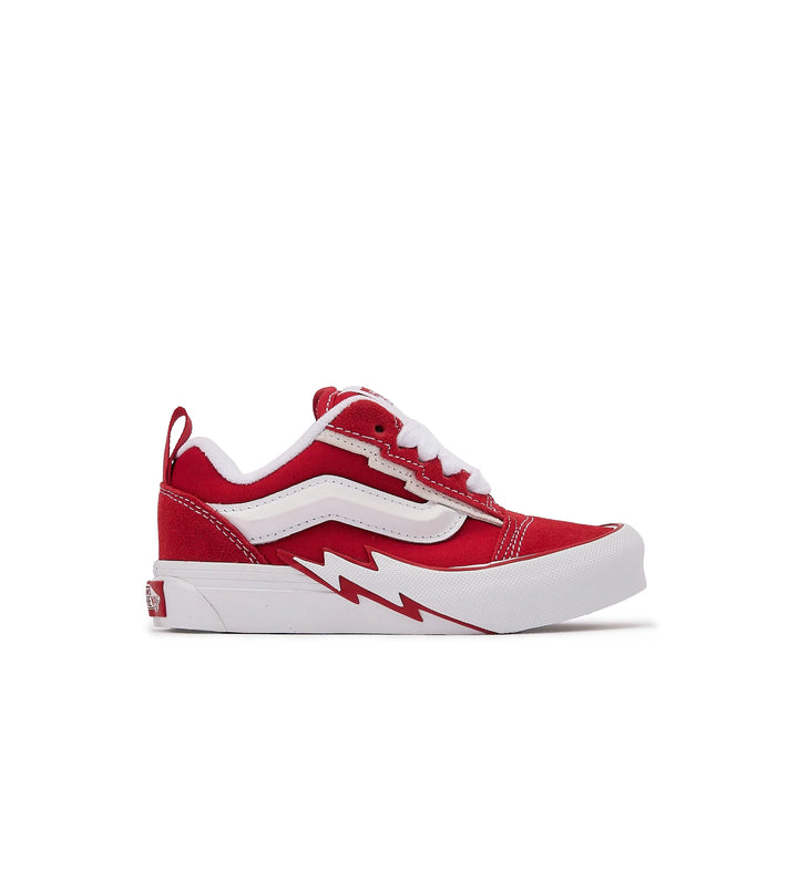 Vans Knu Skool Bolt PS Racing Red VN000XYEIZQ1 | Pro Feet