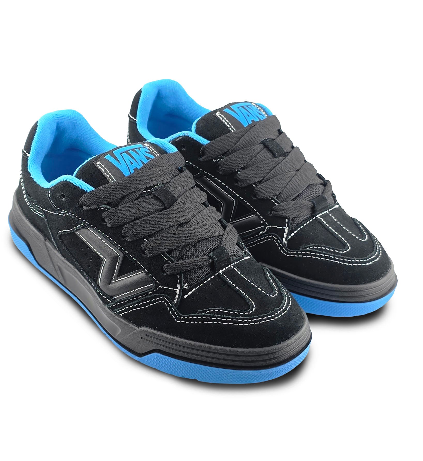 Vans Upland GS “Black/Bright Azure” (VN000Y0QFW0)