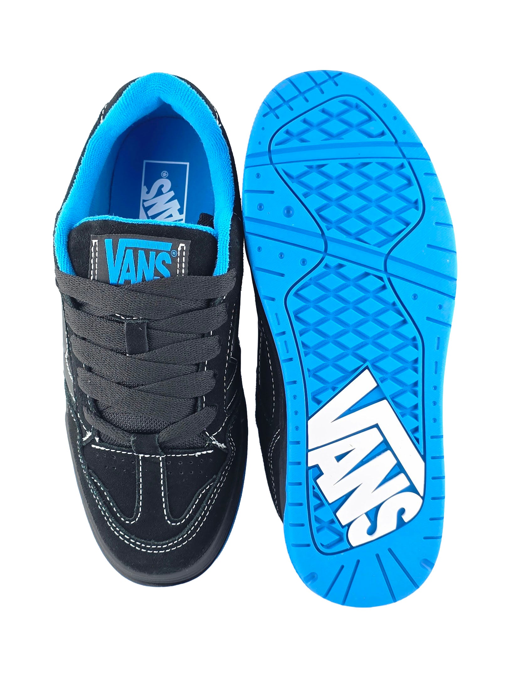 Vans Upland GS “Black/Bright Azure” (VN000Y0QFW0)