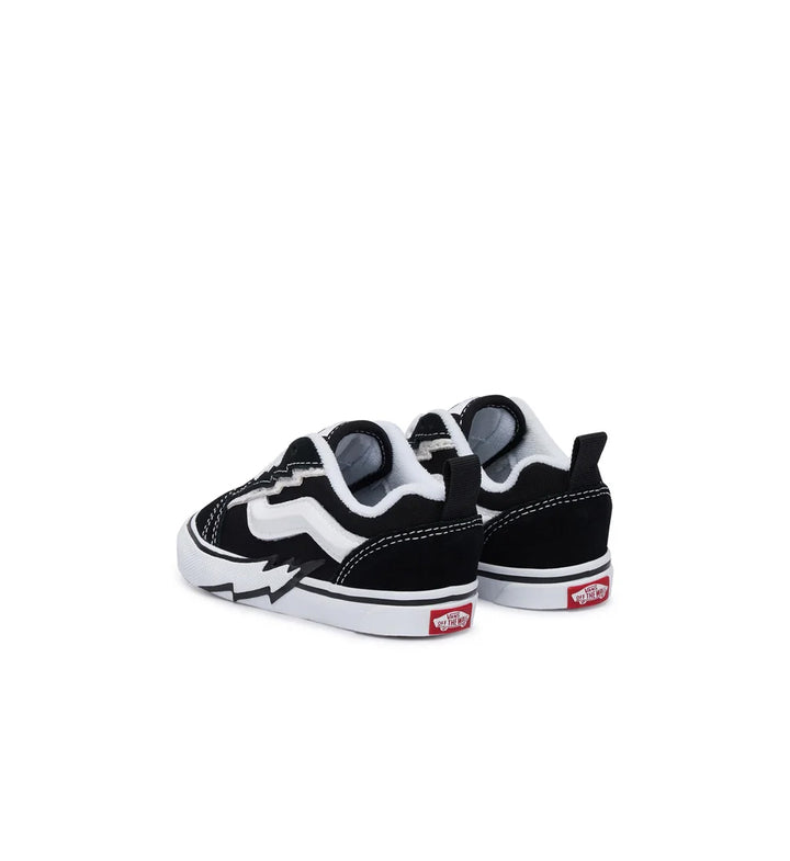 Vans Knu Skool Elastic Lace Bolt TD Black White VN000YZYBA21 | Pro Feet