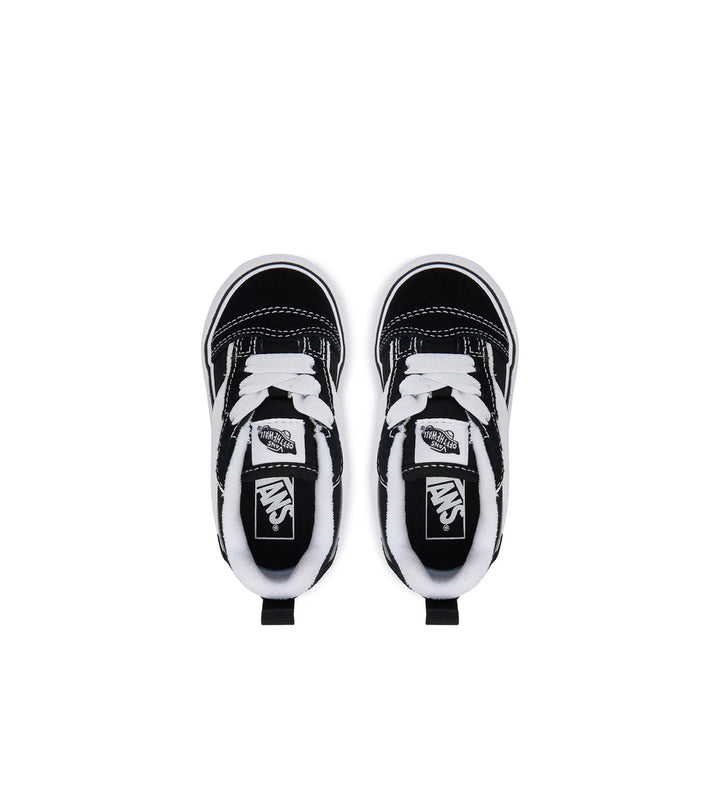 Vans Knu Skool Elastic Lace Bolt TD Black White VN000YZYBA21 | Pro Feet