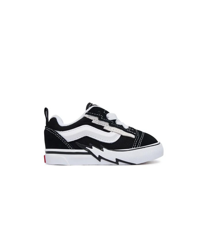Vans Knu Skool Elastic Lace Bolt TD Black White VN000YZYBA21 | Pro Feet