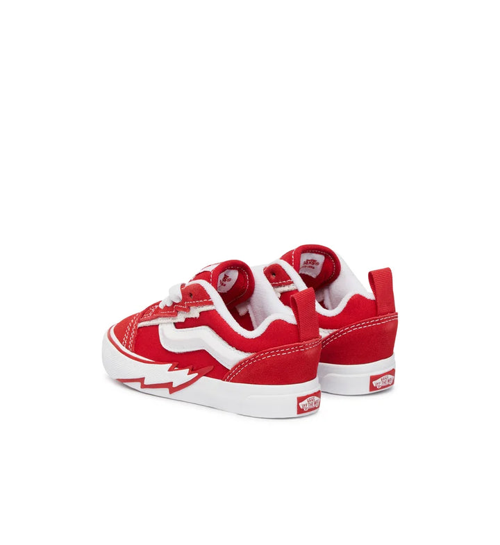 Vans Knu Skool Elastic Lace Bolt TD Racing Red VN000YZYIZQ1 | Pro Feet