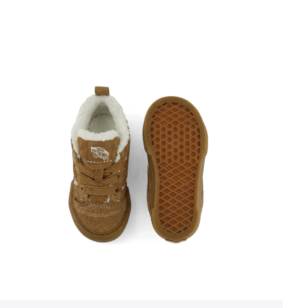 Vans Knu Skool Elastic Lace TD High Pile Fleece Chipmunk VN000Z40GWT1 | Pro Feet
