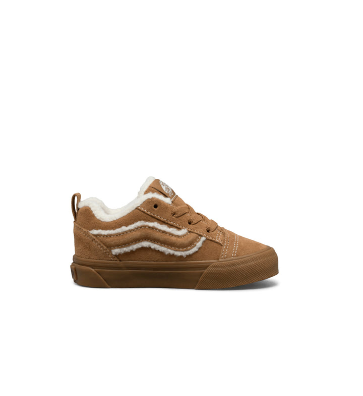 Vans Knu Skool Elastic Lace TD High Pile Fleece Chipmunk VN000Z40GWT1 | Pro Feet