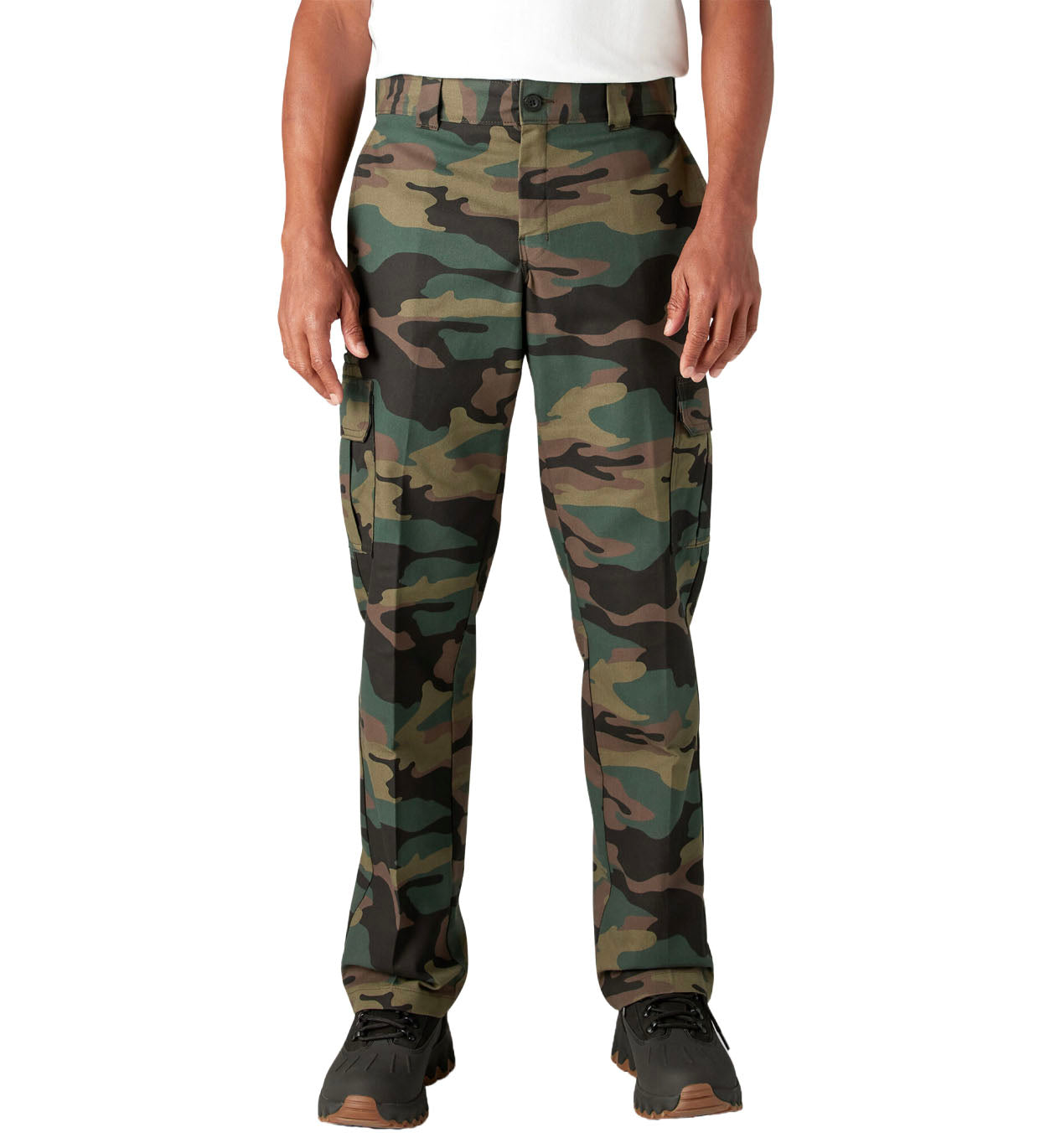 Dickies FLEX Regular Fit Cargo Pants “Hunter Green Camo” (WP595HRC)