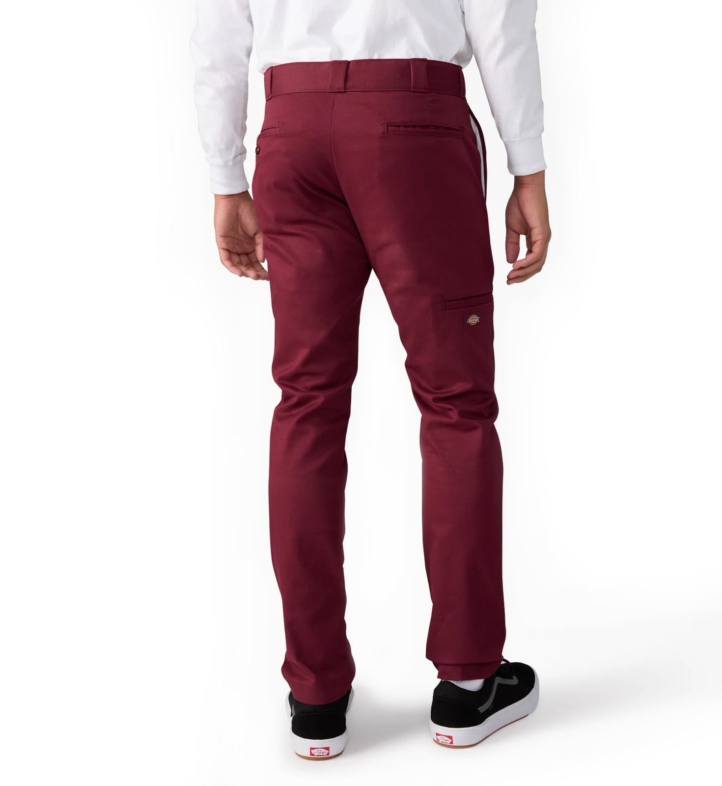 Dickies FLEX Skinny Fit Double Knee Work Pants “Burgundy” (WP811BY)