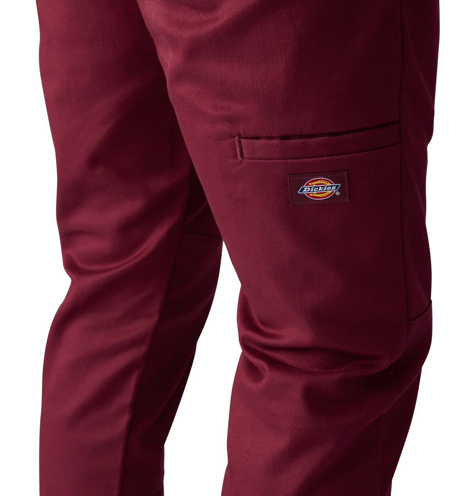 Dickies FLEX Skinny Fit Double Knee Work Pants “Burgundy” (WP811BY)