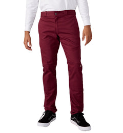 Dickies FLEX Skinny Fit Double Knee Work Pants “Burgundy” (WP811BY)