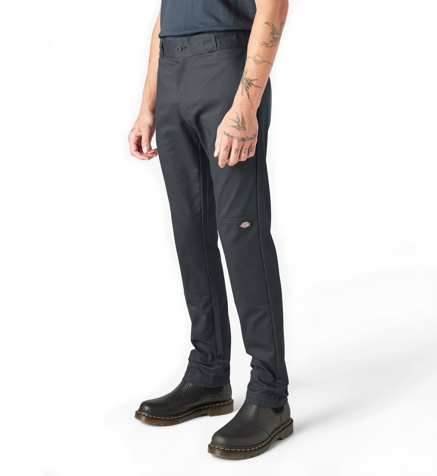 Dickies FLEX Skinny Fit Double Knee Work Pants “Charcoal Gray” (WP811CH)