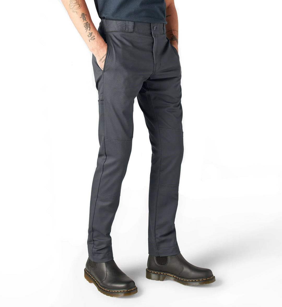 Dickies FLEX Skinny Fit Double Knee Work Pants “Charcoal Gray” (WP811CH)
