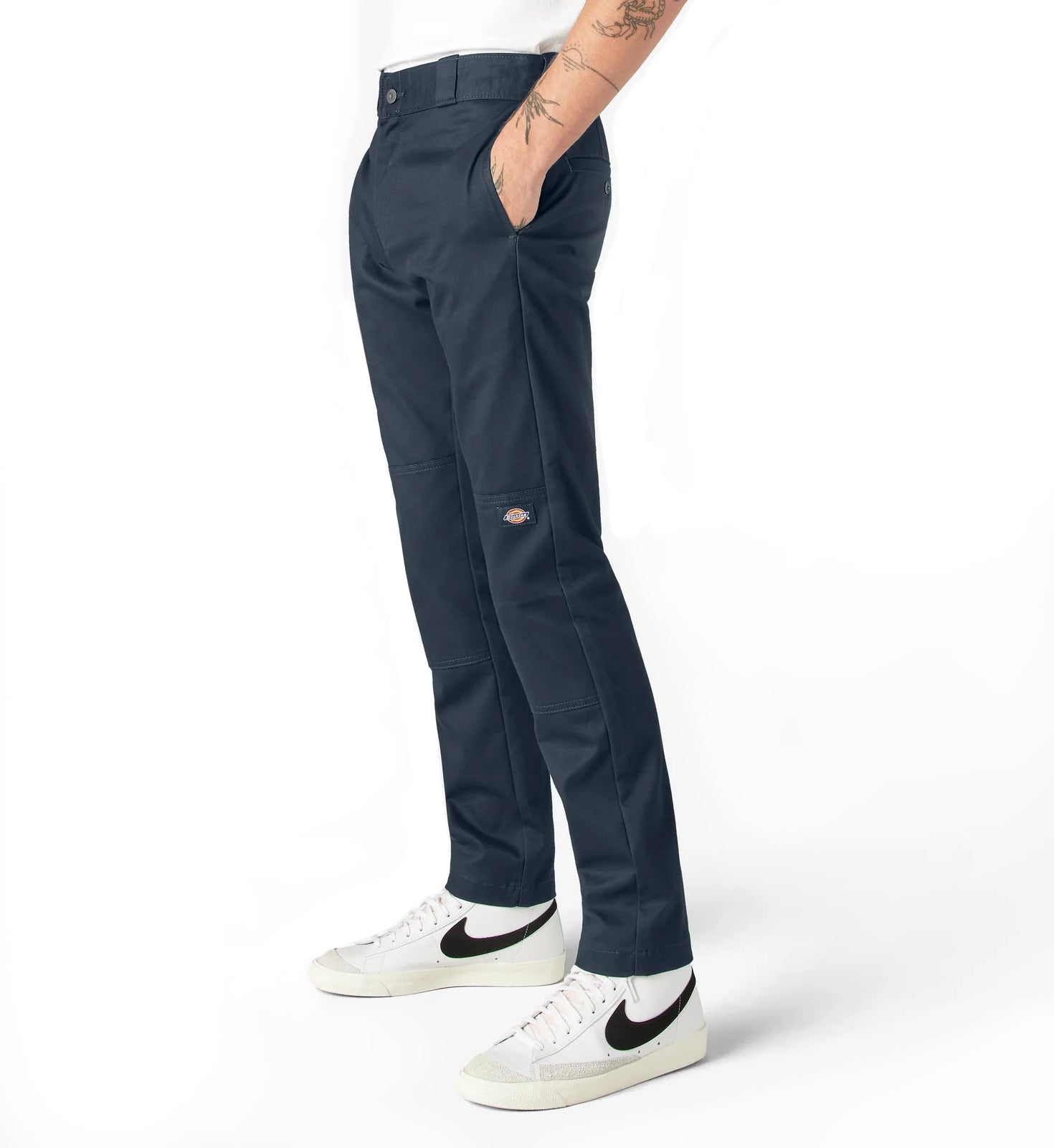 Dickies FLEX Skinny Fit Double Knee Work Pants “Dark Navy” (WP811DN)