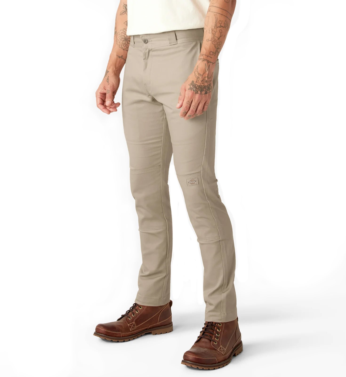 Dickies FLEX Skinny Fit Double Knee Work Pants “Desert Sand” (WP811DS)