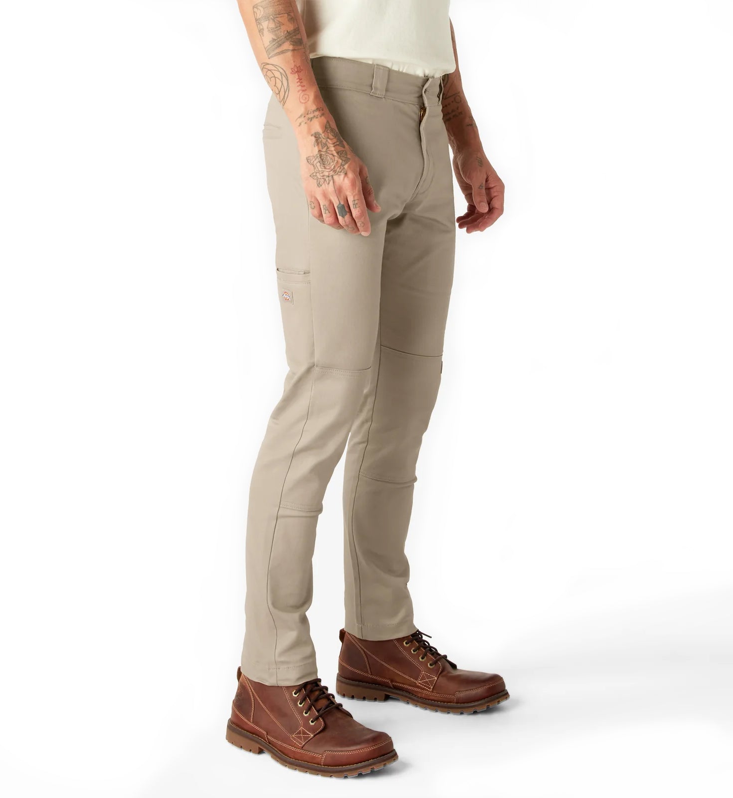 Dickies FLEX Skinny Fit Double Knee Work Pants “Desert Sand” (WP811DS)