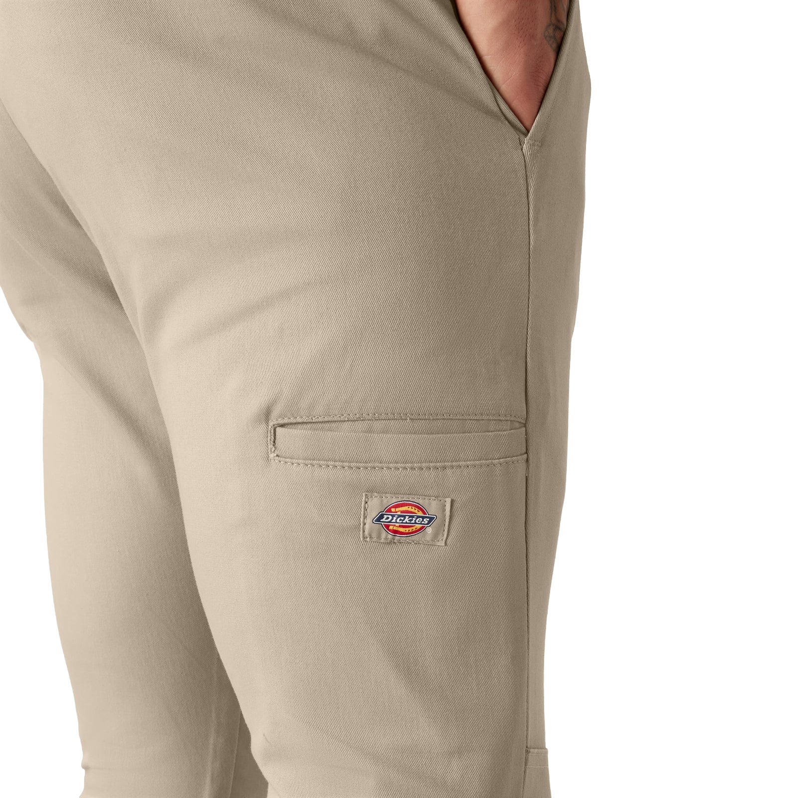 Dickies FLEX Skinny Fit Double Knee Work Pants “Desert Sand” (WP811DS)