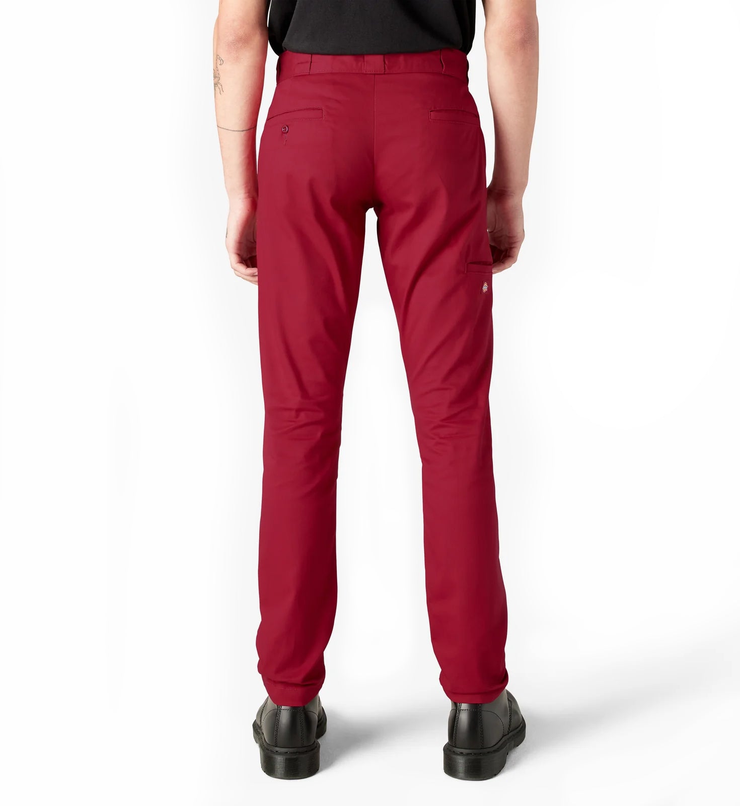 Dickies FLEX Skinny Fit Double Knee Work Pants English Red WP811ER | Pro Feet
