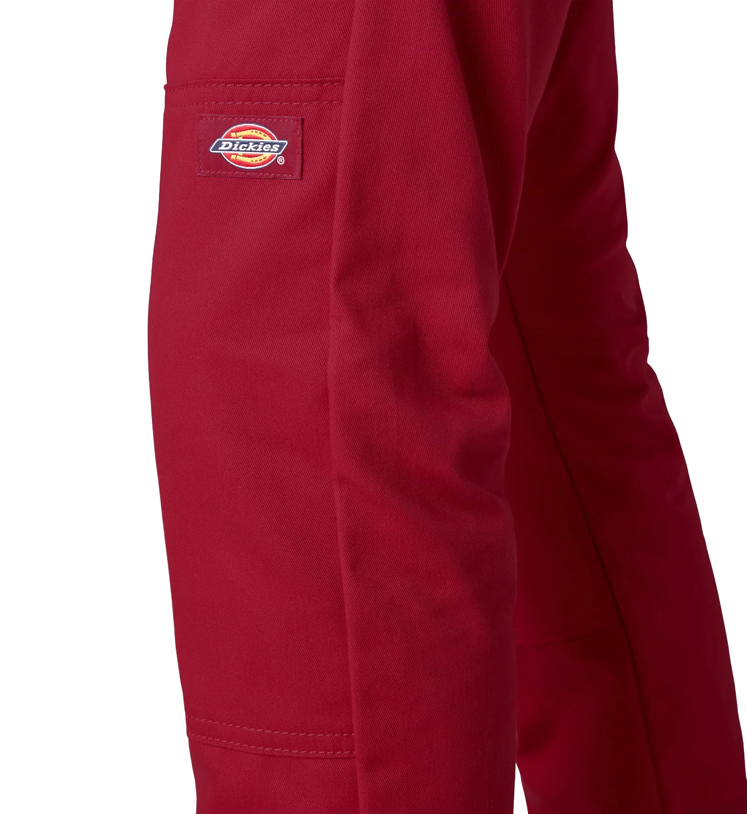 Dickies FLEX Skinny Fit Double Knee Work Pants English Red WP811ER | Pro Feet