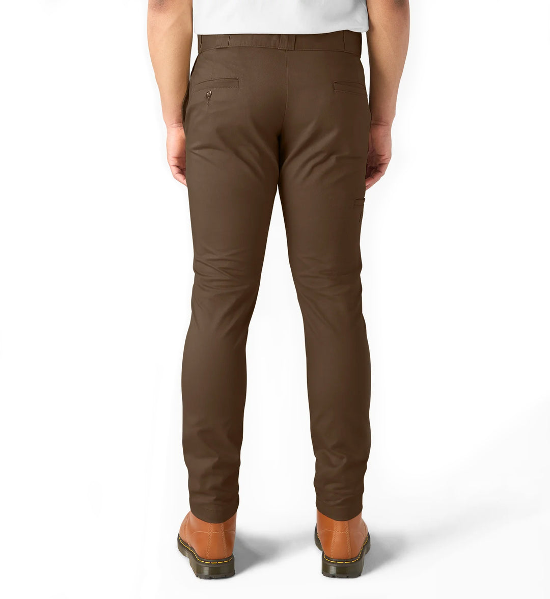 Dickies FLEX Skinny Fit Double Knee Work Pants “Timber Brown” (WP811TB)
