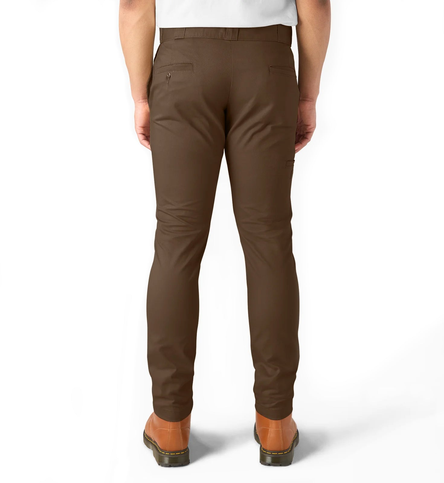 Dickies FLEX Skinny Fit Double Knee Work Pants “Timber Brown” (WP811TB)