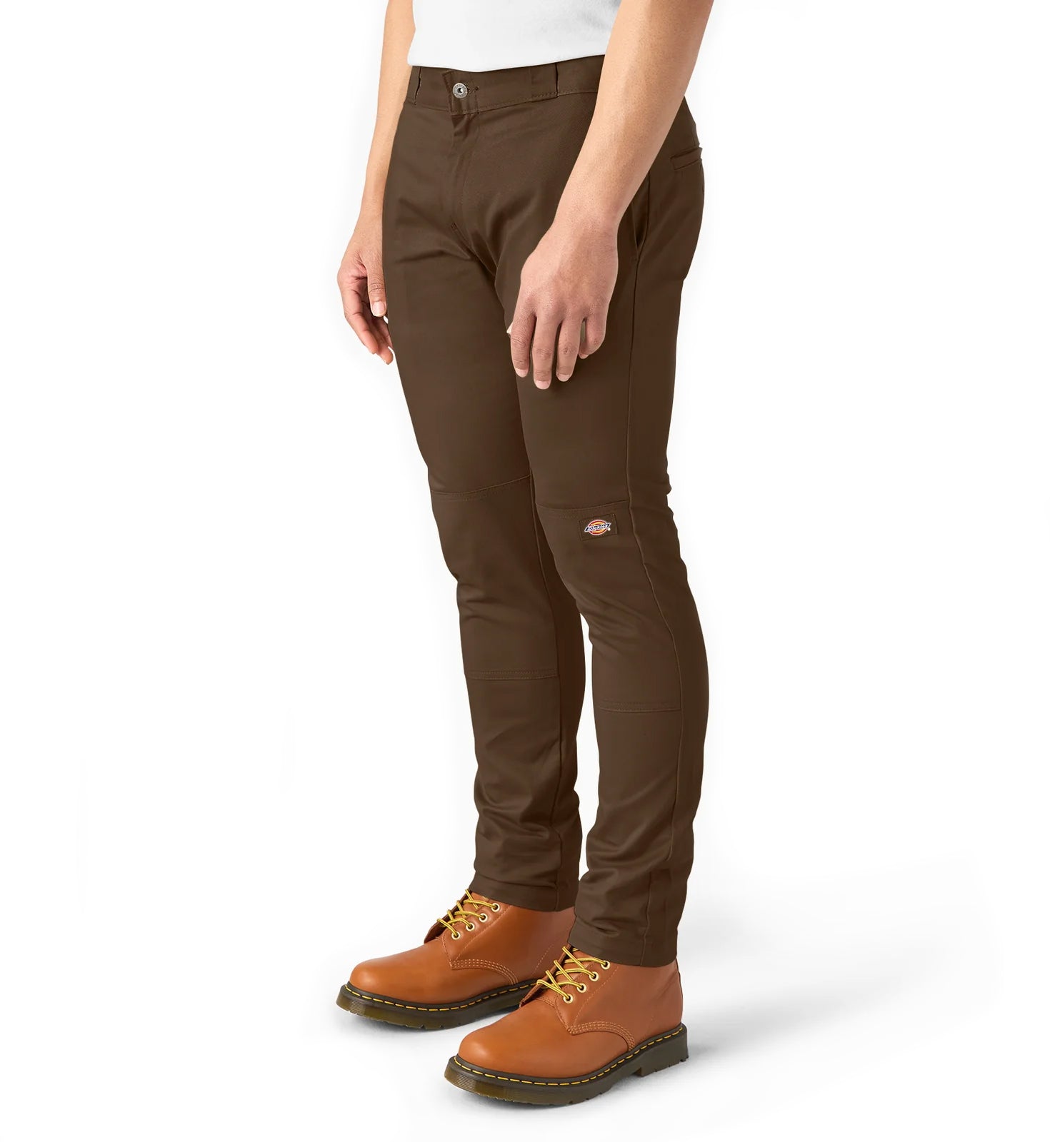 Dickies FLEX Skinny Fit Double Knee Work Pants “Timber Brown” (WP811TB)