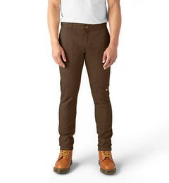 Dickies FLEX Skinny Fit Double Knee Work Pants “Timber Brown” (WP811TB)