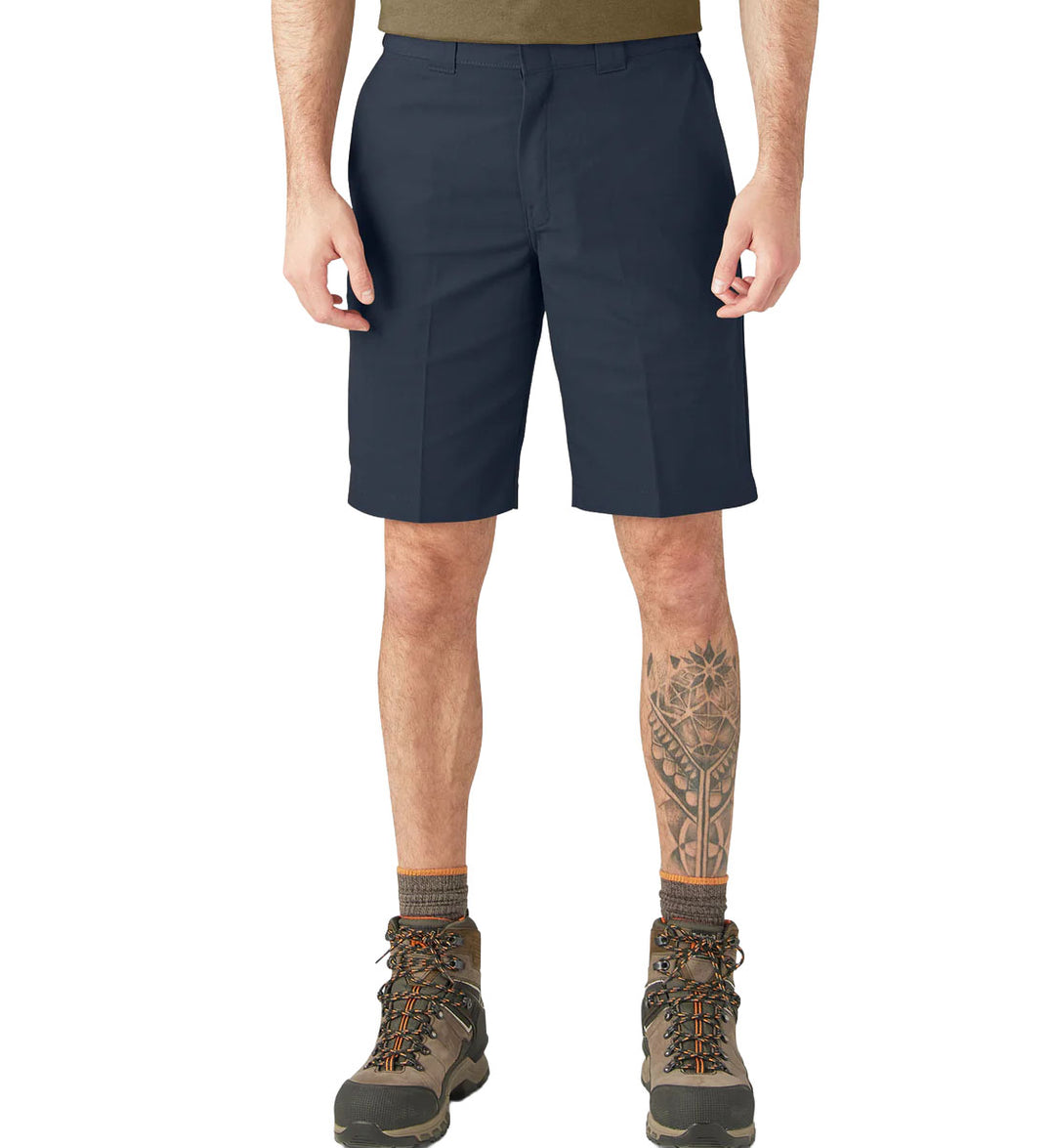 Dark Navy Dickies FLEX Relaxed Fit Work Shorts, 11” 