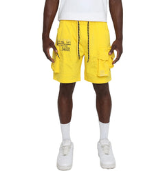Smoke Rise Lounge Utility Cargo Shorts Canary | Pro Feet | WS25283