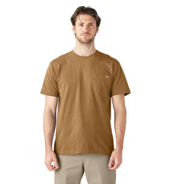 Dickies Heavyweight Short Sleeve Pocket T-Shirt Brown Duck WS450BD | Pro Feet
