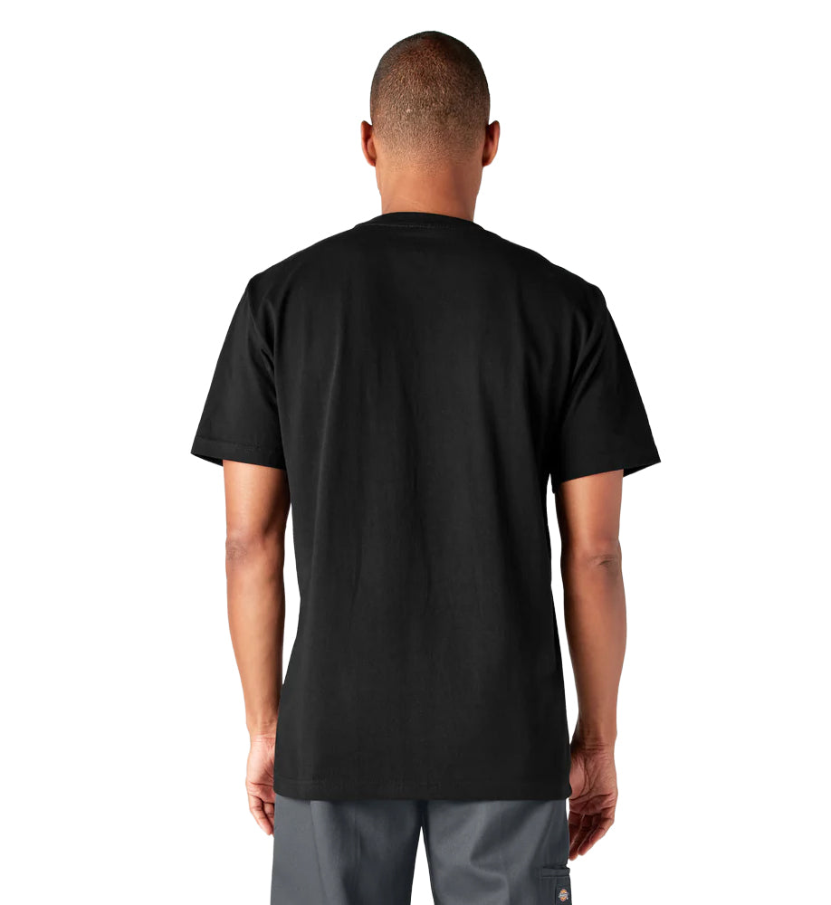 Dickies Heavyweight Short Sleeve Pocket T-Shirt Black WS450BK | Pro Feet