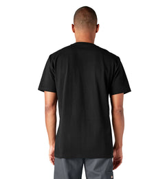 Dickies Heavyweight Short Sleeve Pocket T-Shirt Black WS450BK | Pro Feet