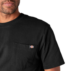 Dickies Heavyweight Short Sleeve Pocket T-Shirt Black WS450BK | Pro Feet