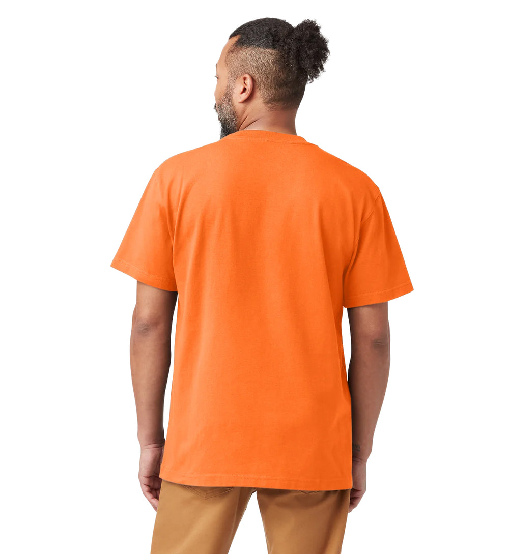 Dickies Heavyweight Short Sleeve Pocket T-Shirt Bright Orange WS450BOD | Pro Feet