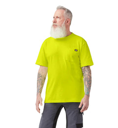 Dickies Heavyweight Short Sleeve Pocket T-Shirt Bright Yellow WS450BWD | Pro Feet