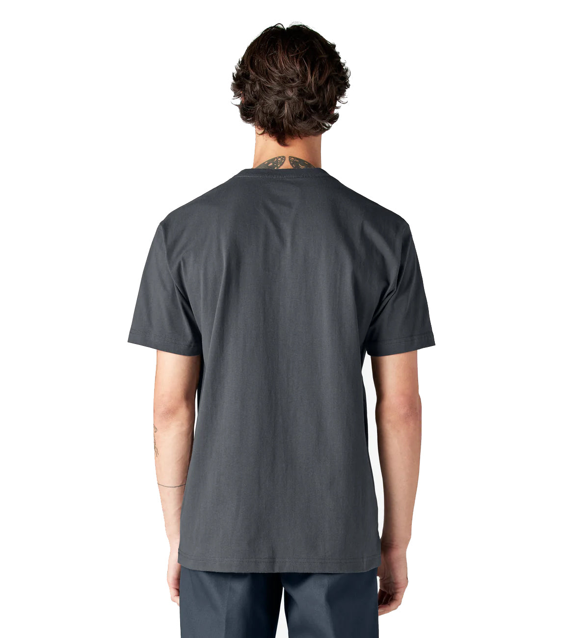 Dickies Heavyweight Short Sleeve Pocket T-Shirt Charcoal Gray WS450CH | Pro Feet
