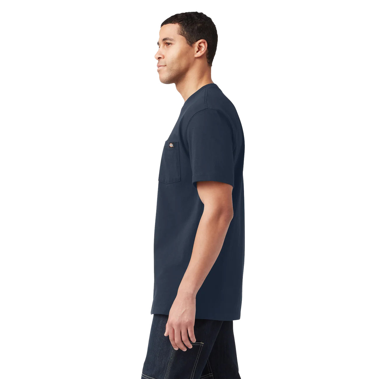 Dickies Heavyweight Short Sleeve Pocket T-Shirt Dark Navy WS450DN | Pro Feet