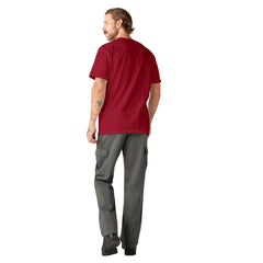 Dickies Heavyweight Short Sleeve Pocket T-Shirt English Red WS450ER | Pro Feet