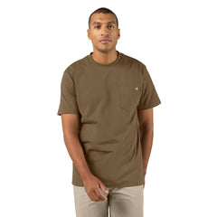 Dickies Heavyweight Short Sleeve Pocket T-Shirt Coyote Brown WS450K92 | Pro Feet
