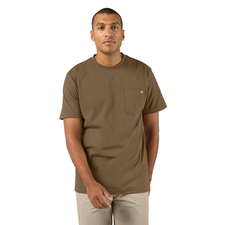 Dickies Heavyweight Short Sleeve Pocket T-Shirt Coyote Brown WS450K92 | Pro Feet